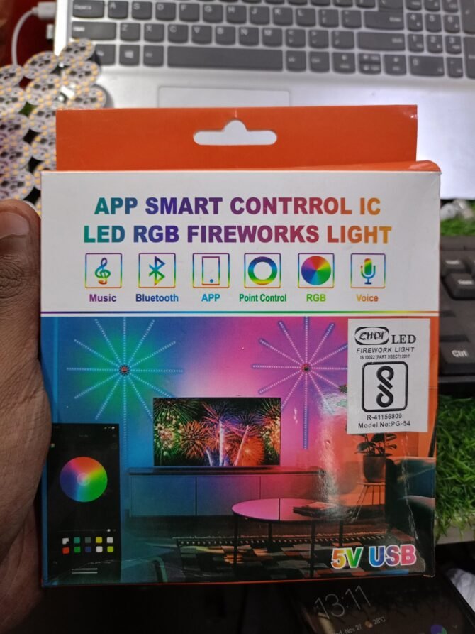 led firework light