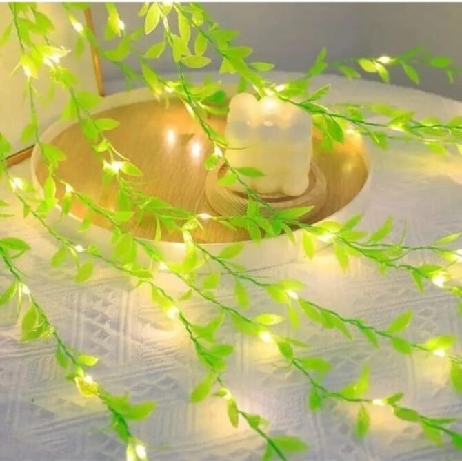 leaf curtain  light