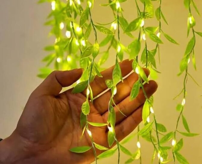 leaf curtain  light